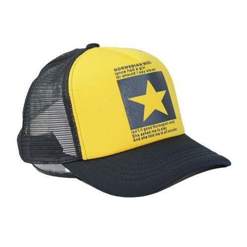 Cross-border men's and women's sunshade mesh hats, cycling peaked caps, summer travel driver hats, mountaineering fishing hats, five-pointed star sun hats