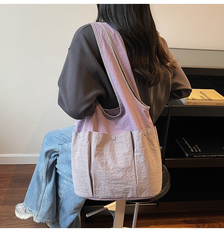 Sac à main bandoulière femme multi-poches décontracté léger_voghion.com