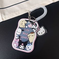 門禁公交員工學生飯卡卡套透明亞克力工作追星照片背包車鑰匙扣