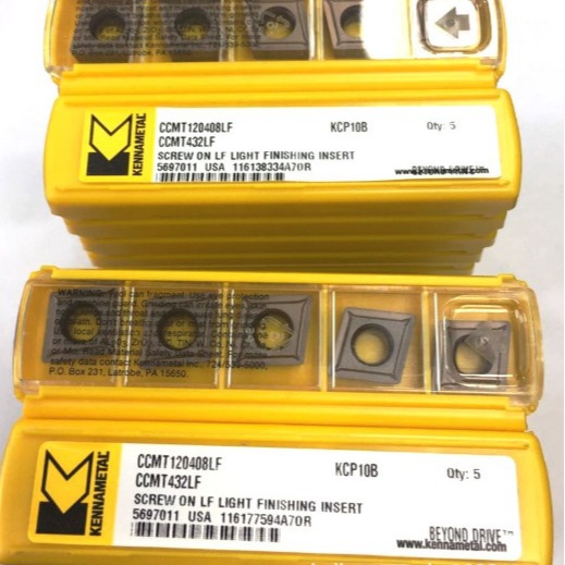 数控刀片 代理肯纳数控刀片CCMT060204LF KCP10车刀片 肯纳刀片