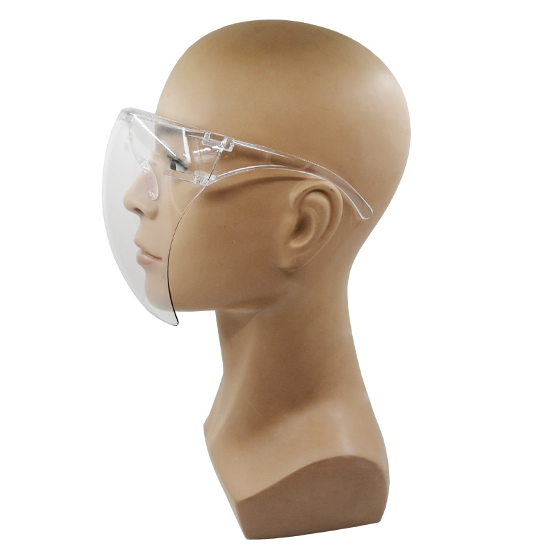 透明防护面屏 头戴式防护面罩防雾防飞溅防粉尘 PC面屏可DZ