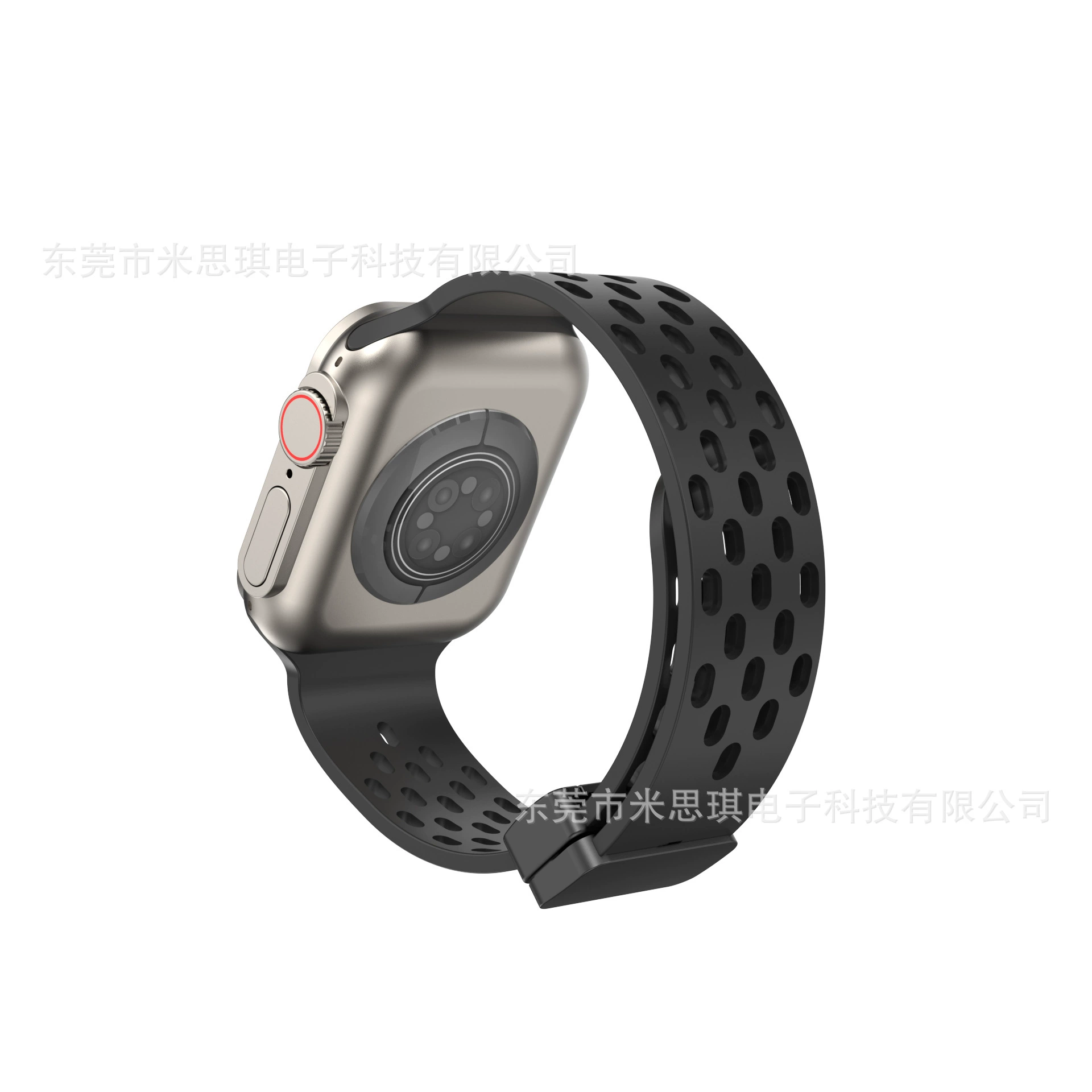 Apple, силиконовый дышащий ремешок для часов