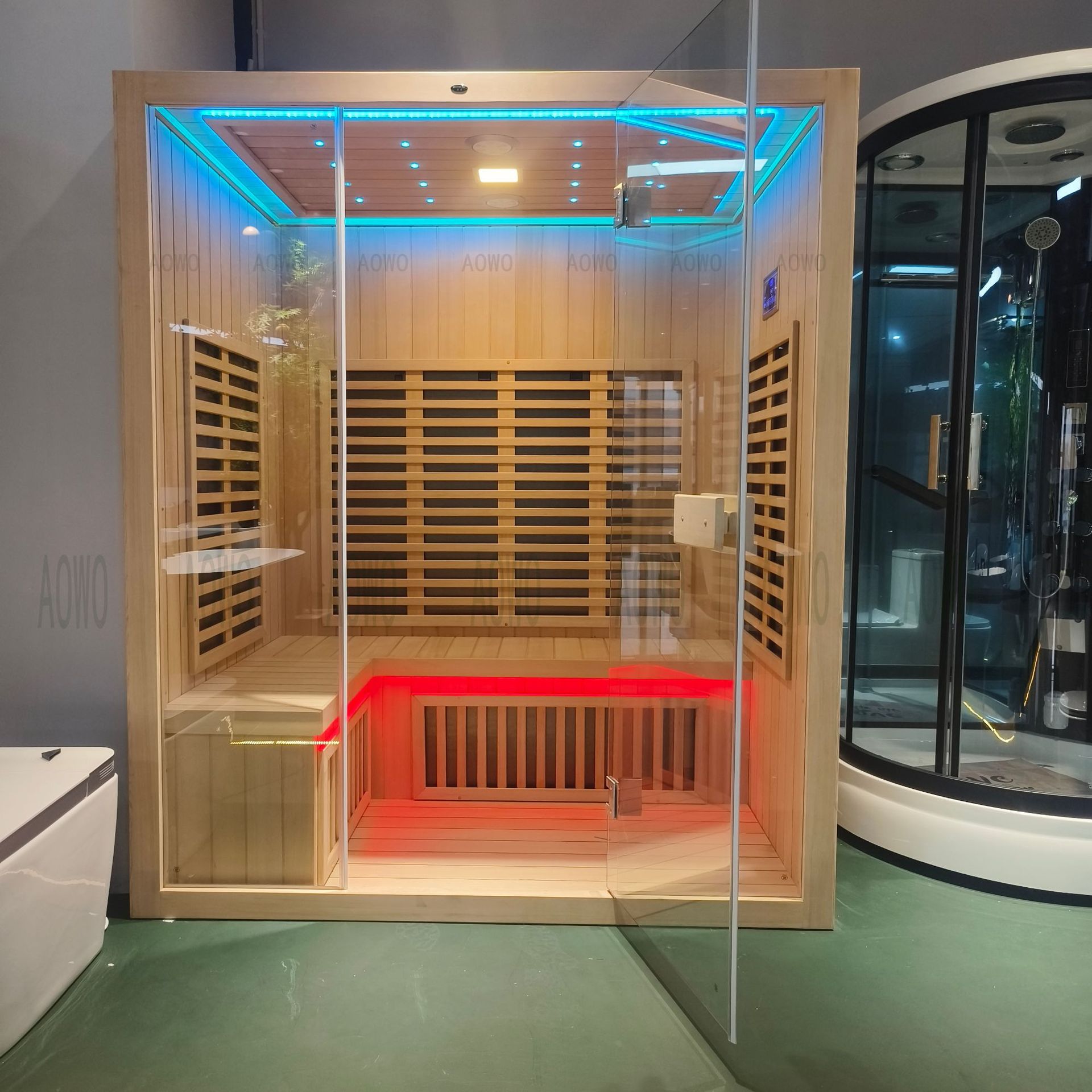 sala de vapor de sudor doméstica horno de sauna de agua sala de vapor de roca volcánica sala de vapor húmedo sala de belleza sala de calefacción