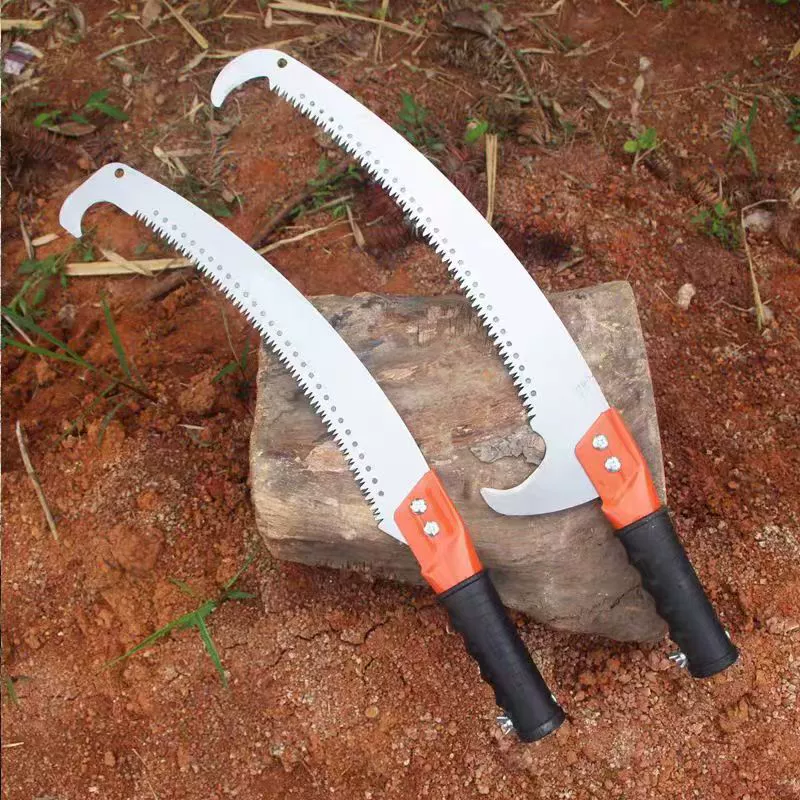 Двухсторонняя пила с высокой ветвью пила для садоводства ветка крючок пила для лесозаготовки