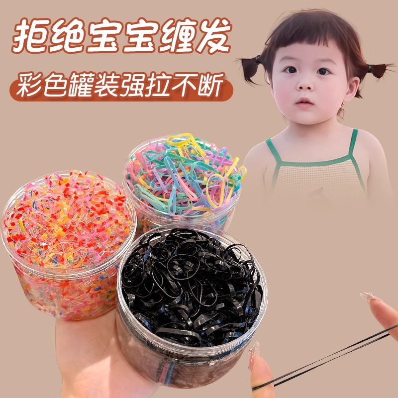 Anchamiento y espesamiento de la banda de goma para fortalecer la cuerda de la cabeza una vez atada cubierta de cuero para el cabello anillo para el cabello latas para la mujer al por mayor