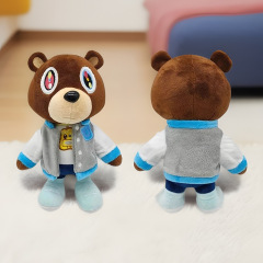 クロスボーダーの爆発品・Kanye teddy bear人形テディベア侃爺と同じぬいぐるみのぬいぐるみが遊んでいます。