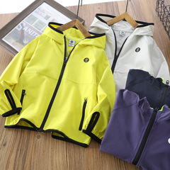 MIEVE DUCK2025 春中大型子供用アウトドアスリープルーフ登山服フード付き