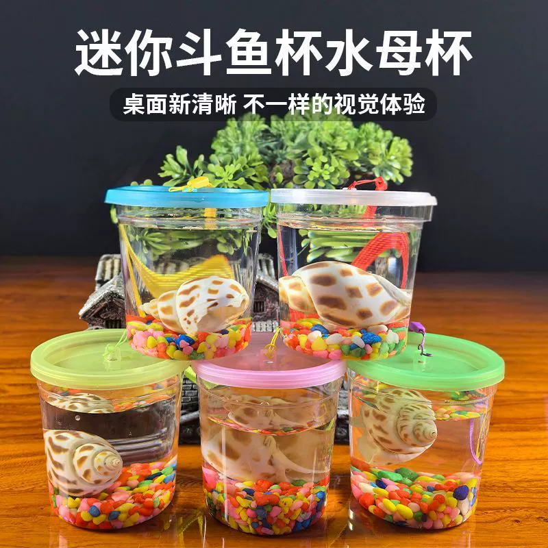 Стоунд оптом бутылка бетта сетка красная мини-бутылка для рыбы бутылка для насекомых декоративная коробка для медуз чашка для рыбы маленькая коробка для рыбы на ночном рынке