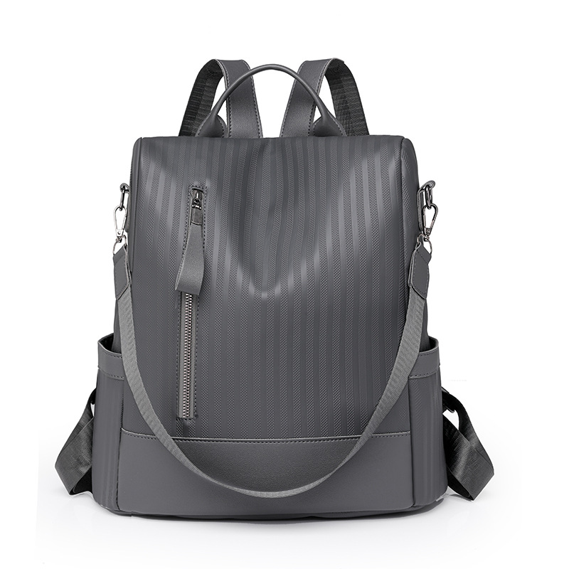 Comercio exterior al por mayor 2024 nueva mochila de cuero suave para mujer antirrobo de alta calidad