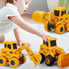 Large children Pressing Engineering vehicles baby Inertia Roller excavator boy Excavators Bulldozer Toy car