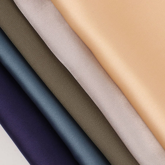 Ten thousand cloth 50D satin chiffon fabric women's shirt lining satin fabric