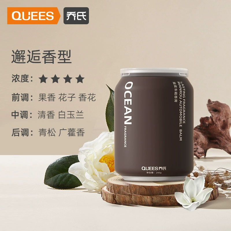 Perfumed aromatherapy for auto, balm with a light fragrance, deodorant, perfume