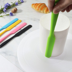 Silicone spatula long strip silicone scraper food grade colored silicone spatula cream silicone scraper wholesale 