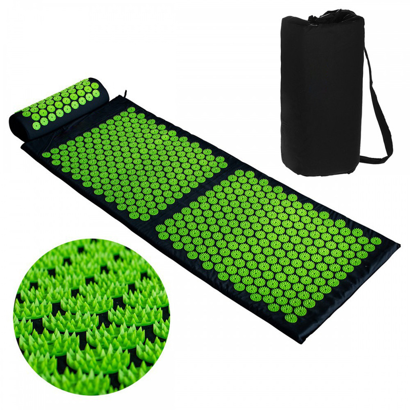 Acupuncture Mat Kit Yoga Acupoint Massage Mat Massage Acupuncture Mat Lotus Sponge Acupuncture Mat Kit