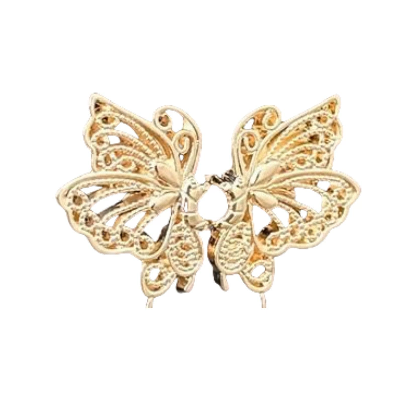Nail-Free Removable Waist Buckle Pair, Flat-Bottom Seamless Buttons for Pants & Skirts, Assorted Designs