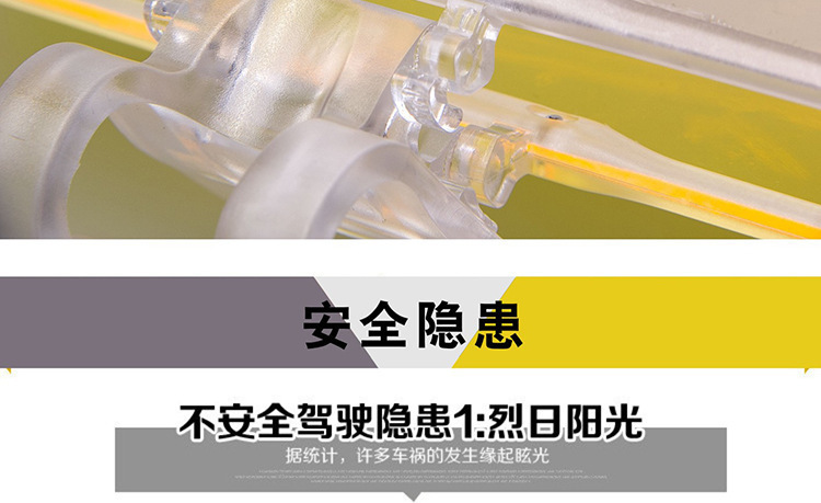 Night Vision Anti-Glare Sun Visor Driver's Dazzling Goggles Car Anti-High Beam Artifact Day and Night Dual-Use Export