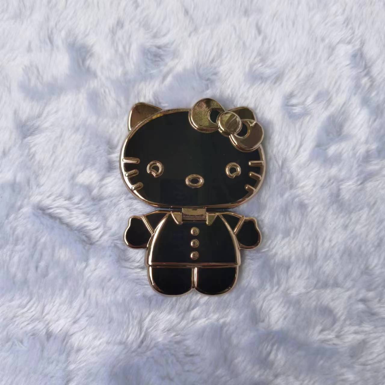 Caso de teléfono móvil universal soporte de succión magnética KT gato maquillaje espejo espalda tipo perezoso soporte conveniente y rápido soporte creativo