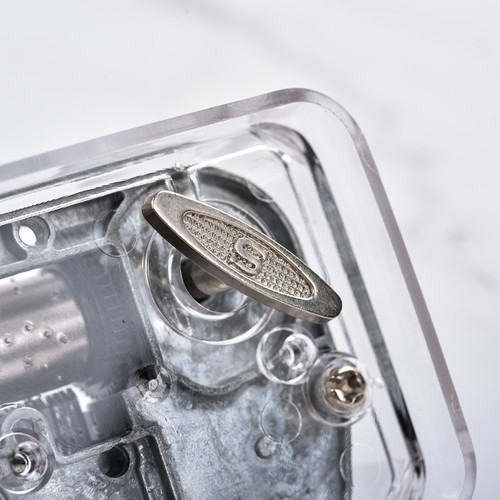 Acrylic Music Box Square Keywind Eight-Tone Music Box Furniture Decor Creative Gift Souvenir Harry Potter