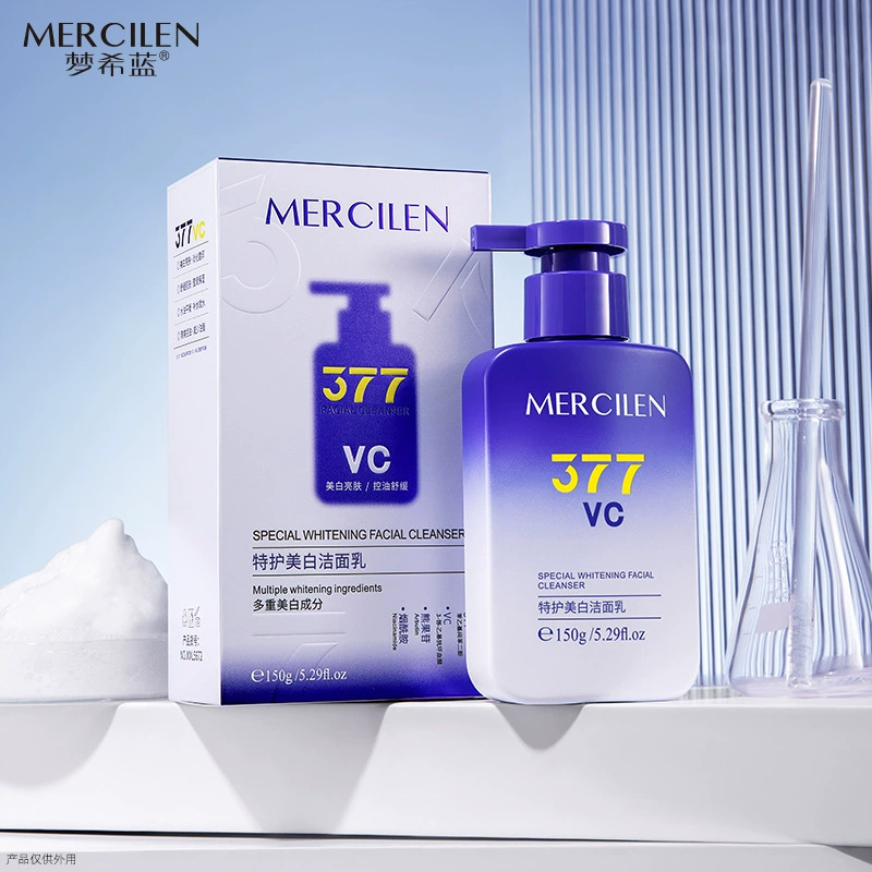 Mengxi Lantuo 377 Отбеливающее очищающее средство Увлажняющее, увлажняющее, освежающее, контроль жирности, осветление кожи, успокаивающее очищение кожи