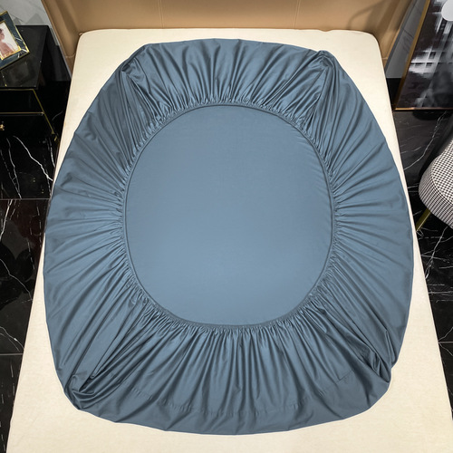 Class A light luxury twill bedspread 1.8 long-staple cotton bed sheet pure cotton 60 count solid color cotton fully surrounded mattress cover bed cover