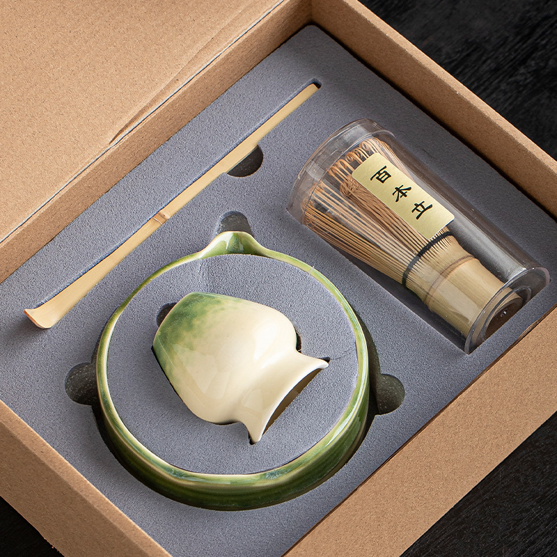 宋代抹茶ボウル、抹茶道具、抹茶ブラシ、日本茶ボウル、泡立て器、茶筅、窯変器具セット|undefined