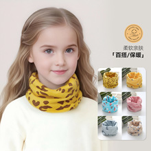 秋冬款儿童围脖中小童套头围巾 韩版保暖百变脖套 一件代发