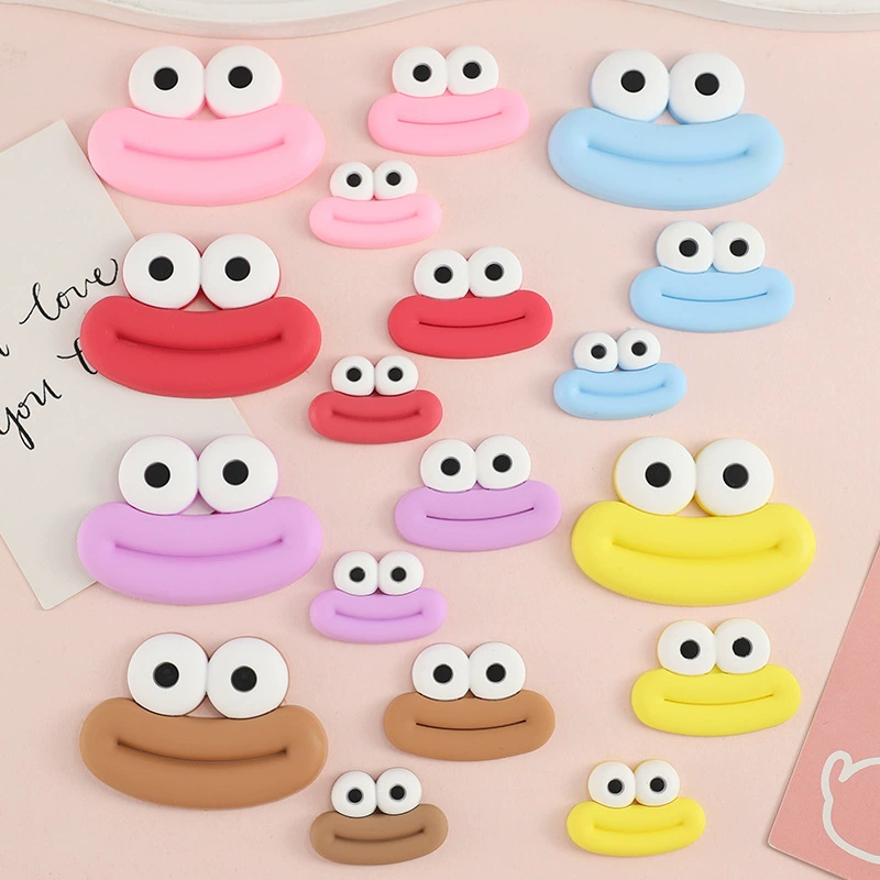 Большой маленький размер мультфильм колбаса рот Глаза зарядное устройство защитный чехол плюшевая игрушка шпилька чехол для телефона DIY Аксессуары
