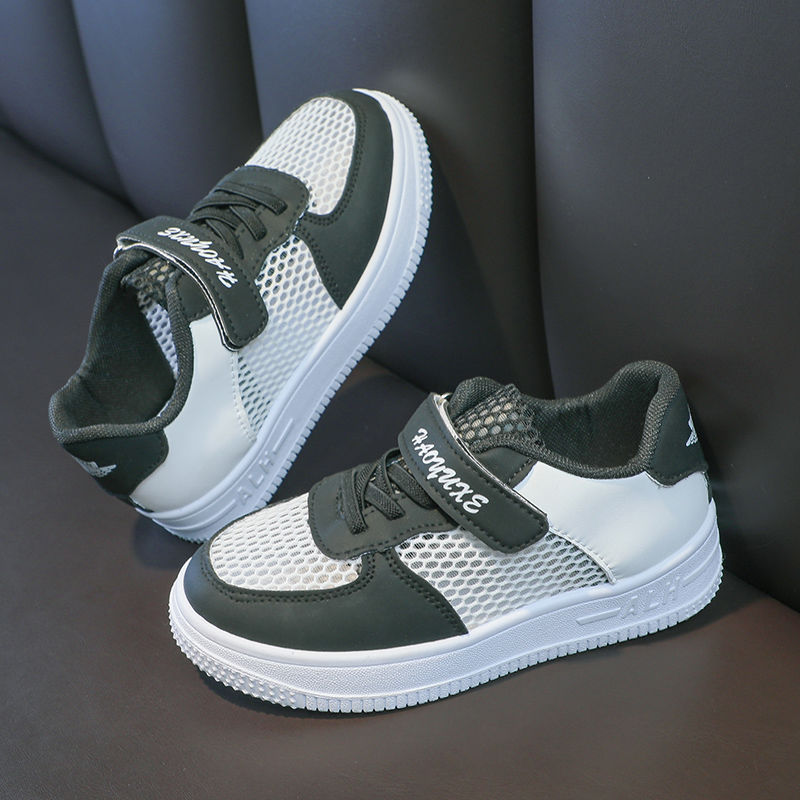 Niños verano respirable malla zapatos de skate para niños zapatos bajos de primavera y otoño nuevos zapatos deportivos ultraligeros para niños de tamaño medio