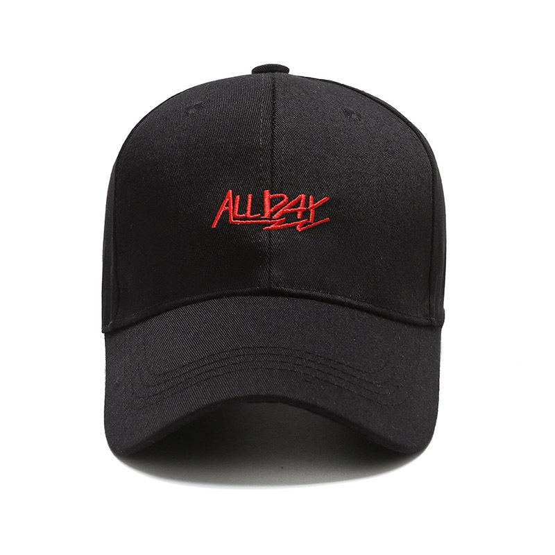 Hut Kinder koreanische Version Freizeit ALLDAY Brief bestickte Kappe mit Entenzunge im Frühling und Sommer im Freien Sonne_voghion.com