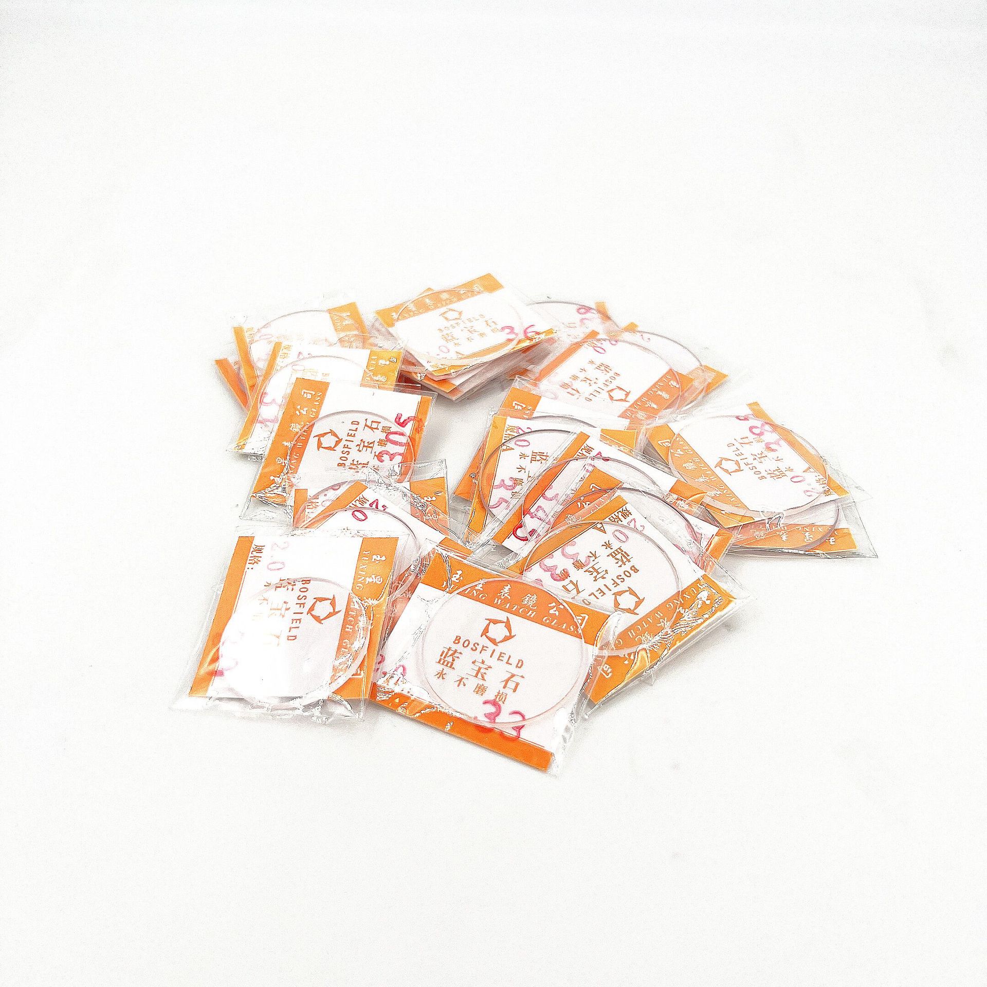 2.0平面29-40MM蓝宝石镜面手表面表蒙表玻璃表门镜片共23片