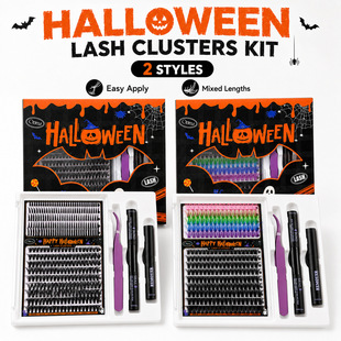 �f�}�����}�ٽ�ë���b�ֶμٽ�ë�羳���տ��ëHalloween Lashes