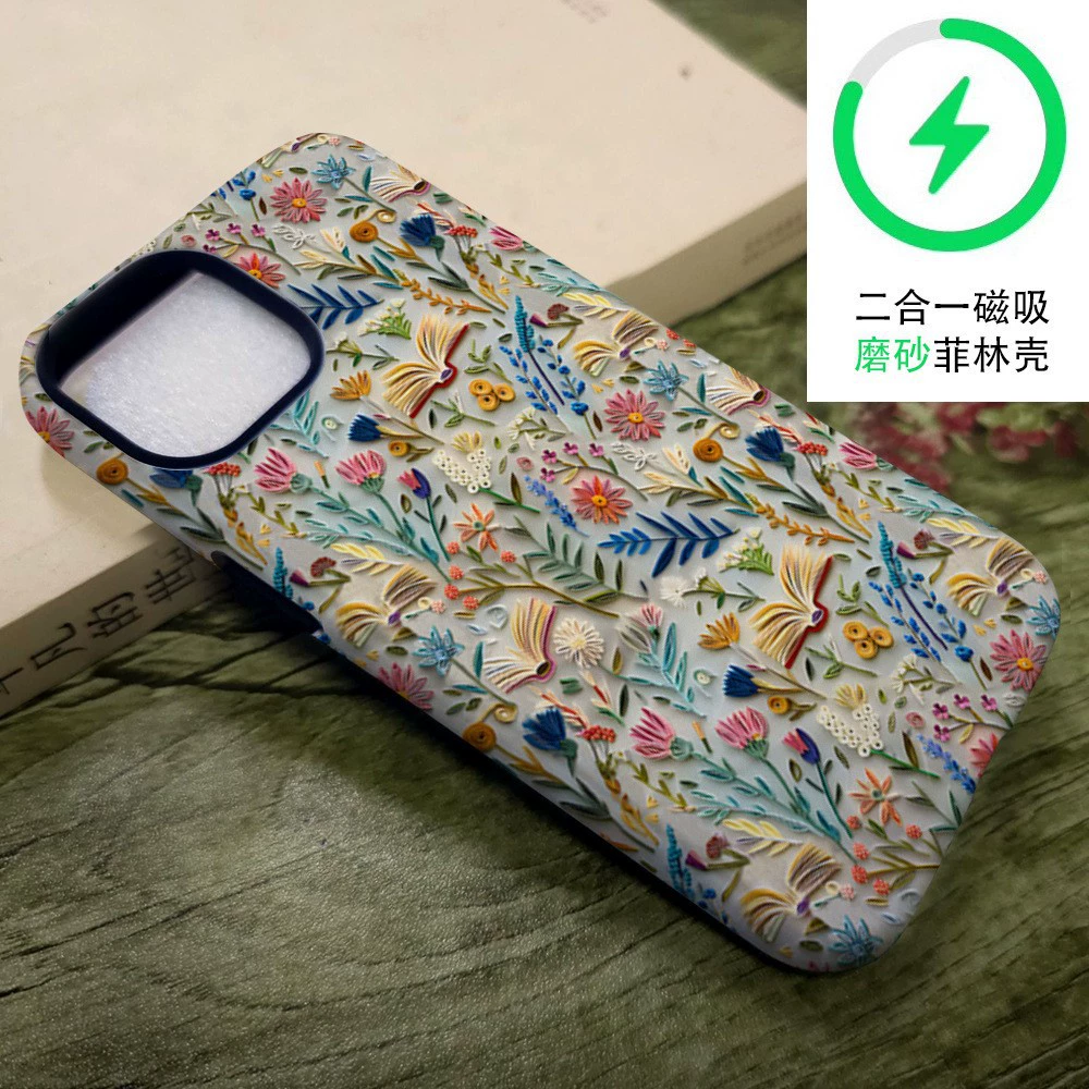 Apple, чехол для телефона, iPhone 17, iPhone16 Pro, с вышивкой, iphone, защита от падения