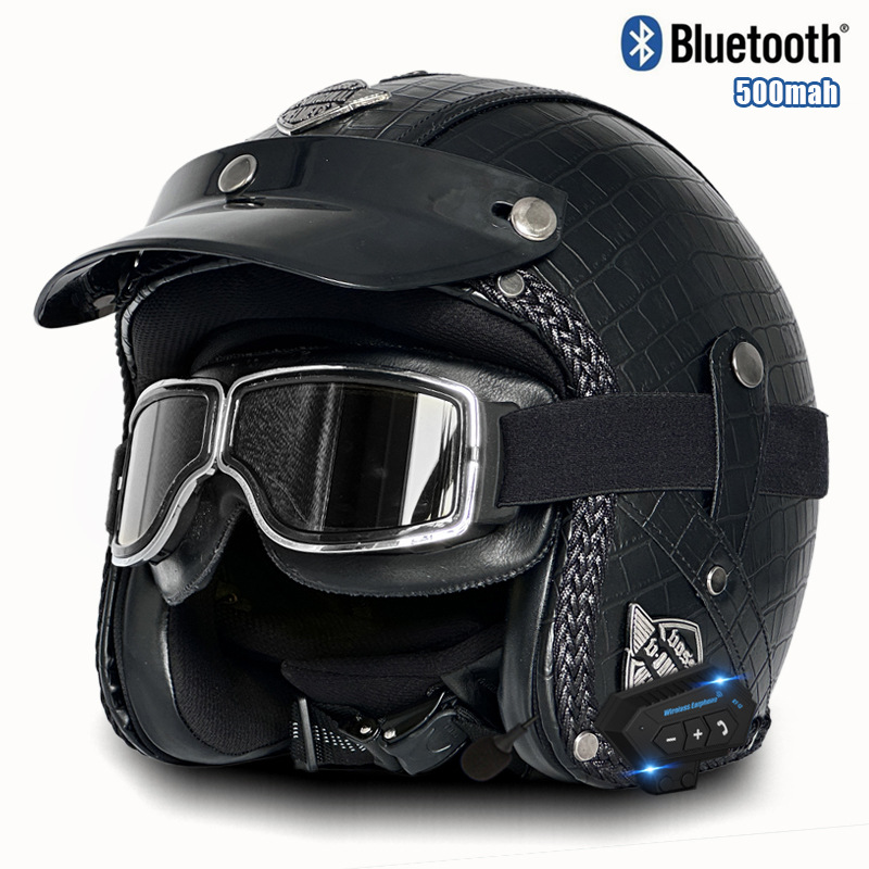 V 블랙 체크 무늬 광장 복고풍 거울 블루투스