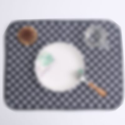 new pattern Home mats non-slip Placemats Coaster Dyed lattice thickening Mat Spot wholesale