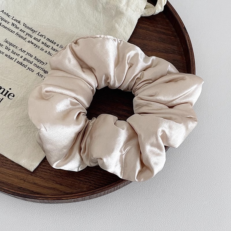 Fan Bingbing con almohada para dormir anillo de cabello de satén femenino cuerda de cabello de intestino grueso temperamento retrógrado cuerda de cabeza de banda de estómago grande