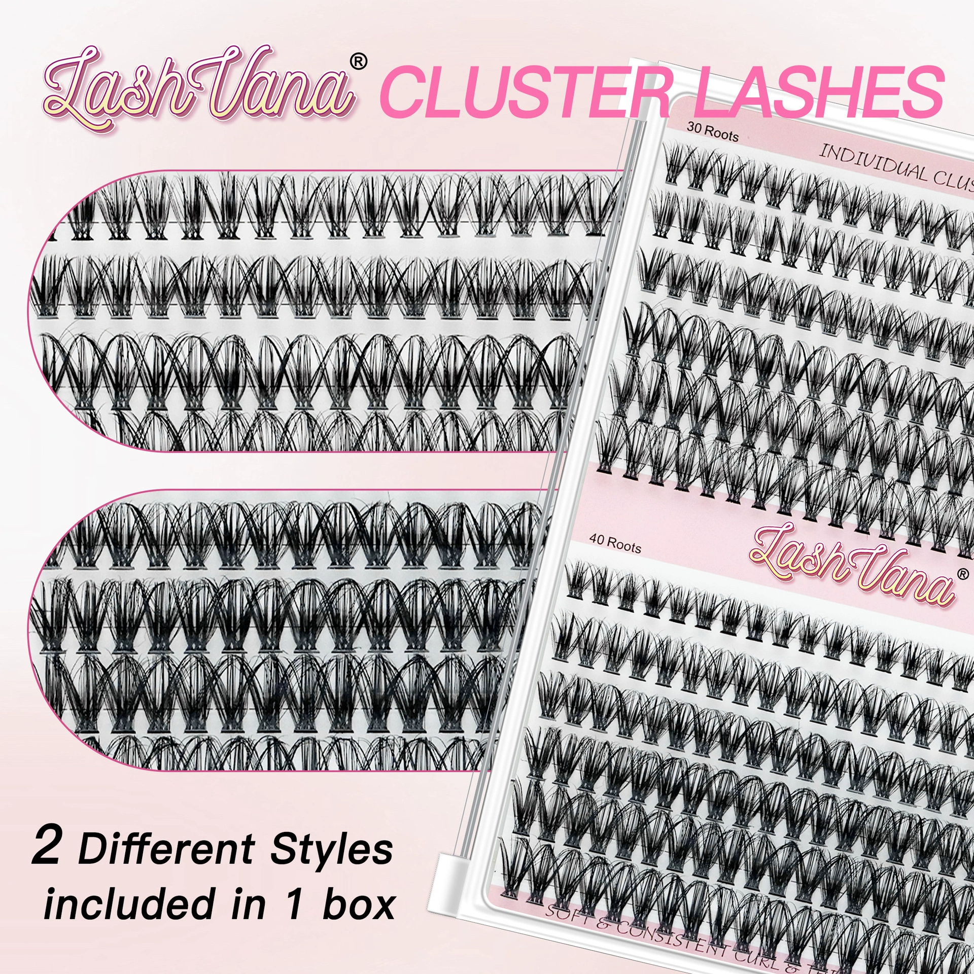 Diy Набор для ресниц false eyelashes set glue type black stem wholesale