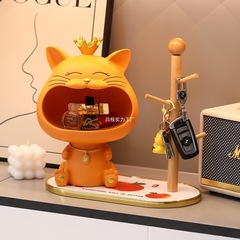 招き猫玄関ドア玄関キー収納リビングルーム家の装飾靴キャビネット新築祝いギフト