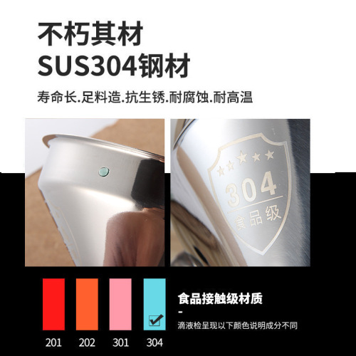 Funnel 304 stainless steel wine funnel with filter kitchen household large and small diameter wine funnel oil funnel