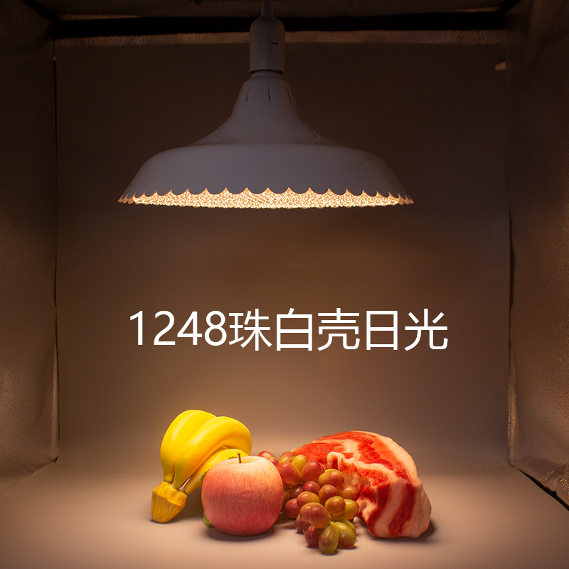 100와트(흰색 쉘) 1248구슬 일광 따뜻한 백색광 3000K