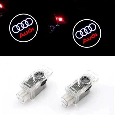 Audi üçün Uyğun Xoş Gəlmə İşıqları, LED Qapı Proyeksiya İşıqları, Loqo İşıqları.