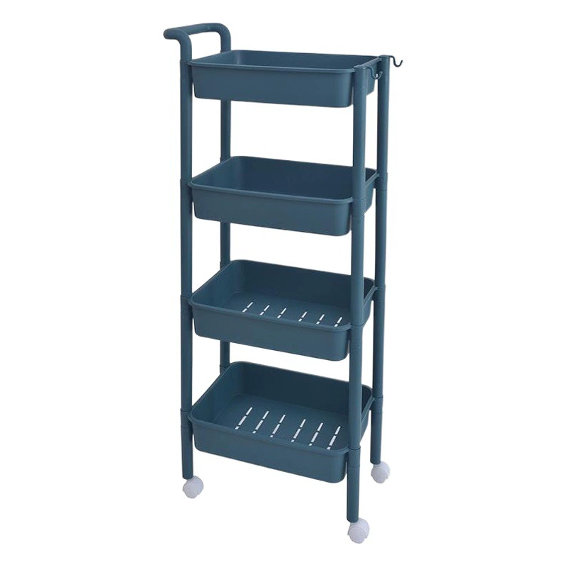 Стеллаж для хранения тележек Комбинированная подвесная стойка для хранения Пластиковая многослойная стойка для больших Рожков со шкивами