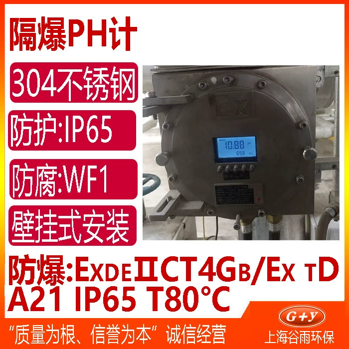Взрывозащищенный измеритель PH/ORP Промышленный онлайн-измеритель кислотности взрывозащищенный корпус ExdeⅡCT4Gb Высокотемпературный коррозионностойкий измеритель PH