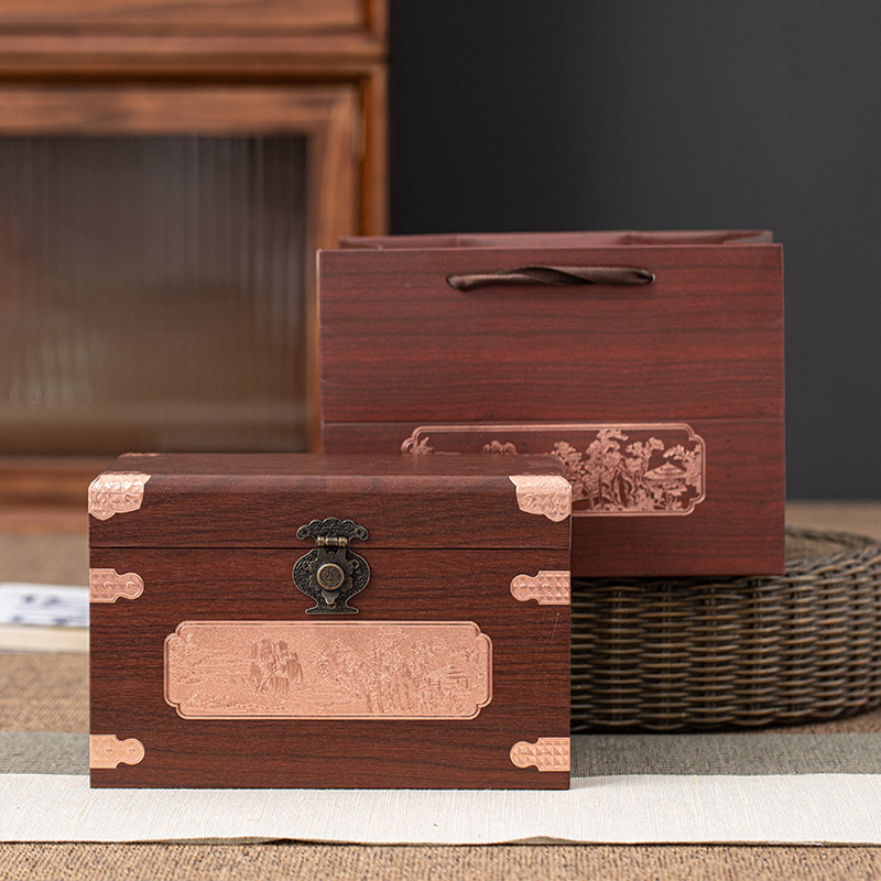 小青柑陈皮散茶桶白毫银针茶叶包装盒半斤一斤装白茶礼盒装空盒