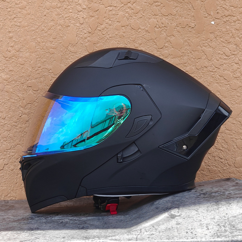 Orz nuevo casco de motocicleta casco para hombre casco para mujer locomotora casco completo Xia 3C certificado doble lente cuatro estaciones universal