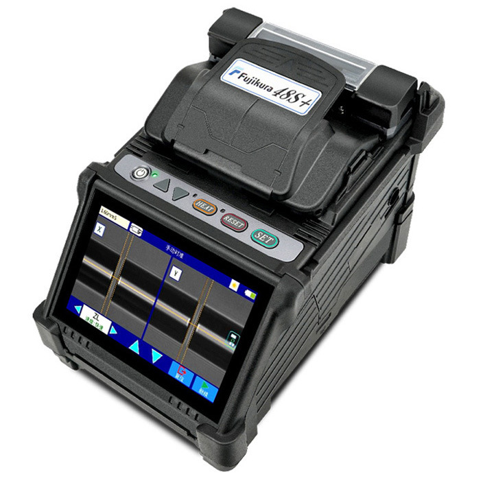 Japan Fujikura Fsm 48S+ Fiber Optic Splicing Machine Fujikura Six Motor Fusion Splicer