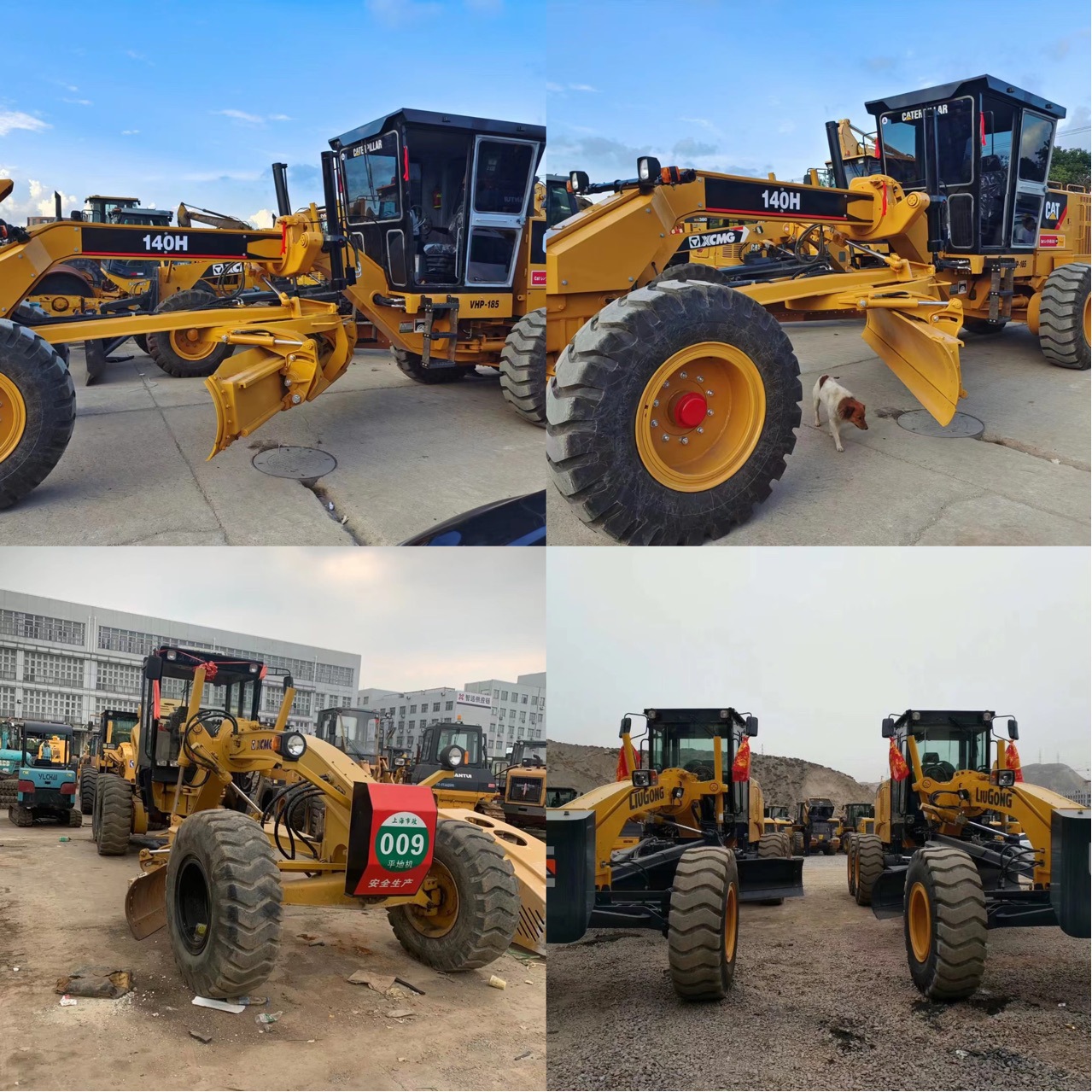 Suministro de exportación de comercio exterior de segunda mano 165 18 nivelador coche especial Carter 140 nivelador