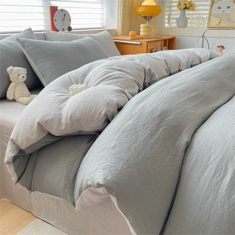 Постельный комплект — Spring bed linen, 3‑ или 4‑компонентный, ткань с мягкой кожей, различные размеры