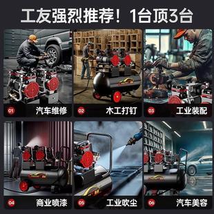 Ll Air Compressor Air Pump Small 220V Portable Industrial Grade Woodworking Silent High Pressure Air Pump Air Compression