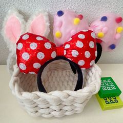 可愛甜美高級感頭箍女發卡甜美蝴蝶結亮片發箍可愛卡通髮飾