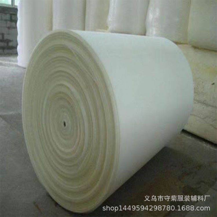 厂家批发海绵卷材 海绵片材 夹层内衬服装复合低密度发泡海绵供应